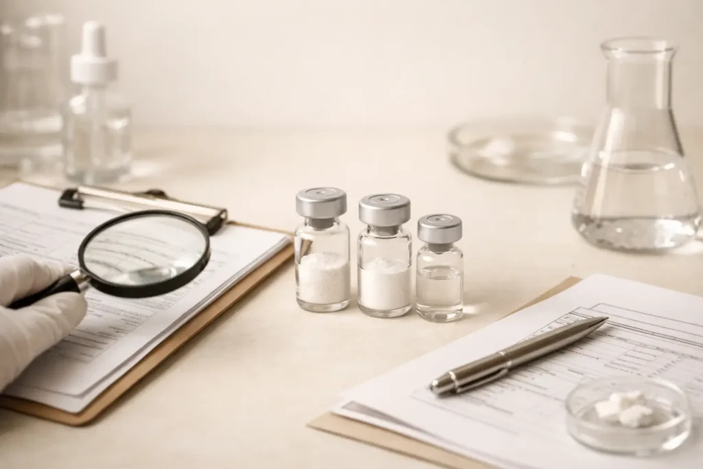 Peptide COA vs Purity Report: What to Verify